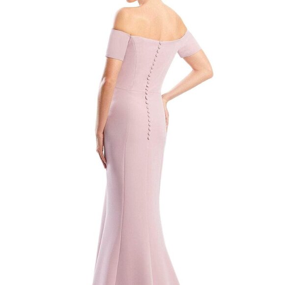 SALE NWT Alexander by Daymor 1753S23 Pleated Mother of the Bride Quartz Size 8 - Picture 3 of 6